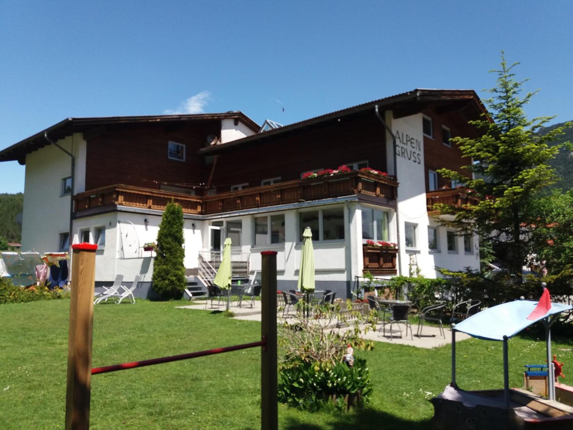 Pension Alpengruss Heiterwang Esterno foto